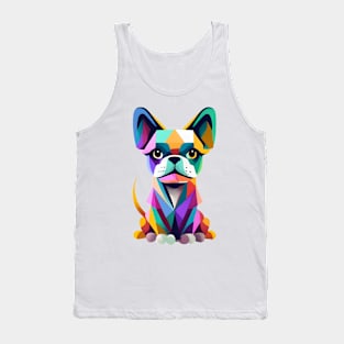 Cute Dog Pastel Color Tank Top